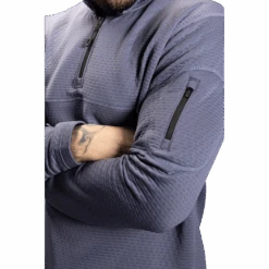 BAUER FLC 1/2 ZIP PERFORMANCE TOP -Bauer 1060275 periwinkle 9