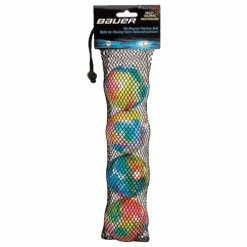 MULTI-COLORED NO-BOUNCE HOCKEY BALLS