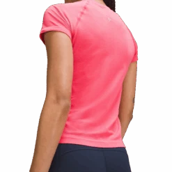 BAUER // Lululemon SWIFTLY TECH SHORTSLEEVE -Bauer swifttechss pink 2